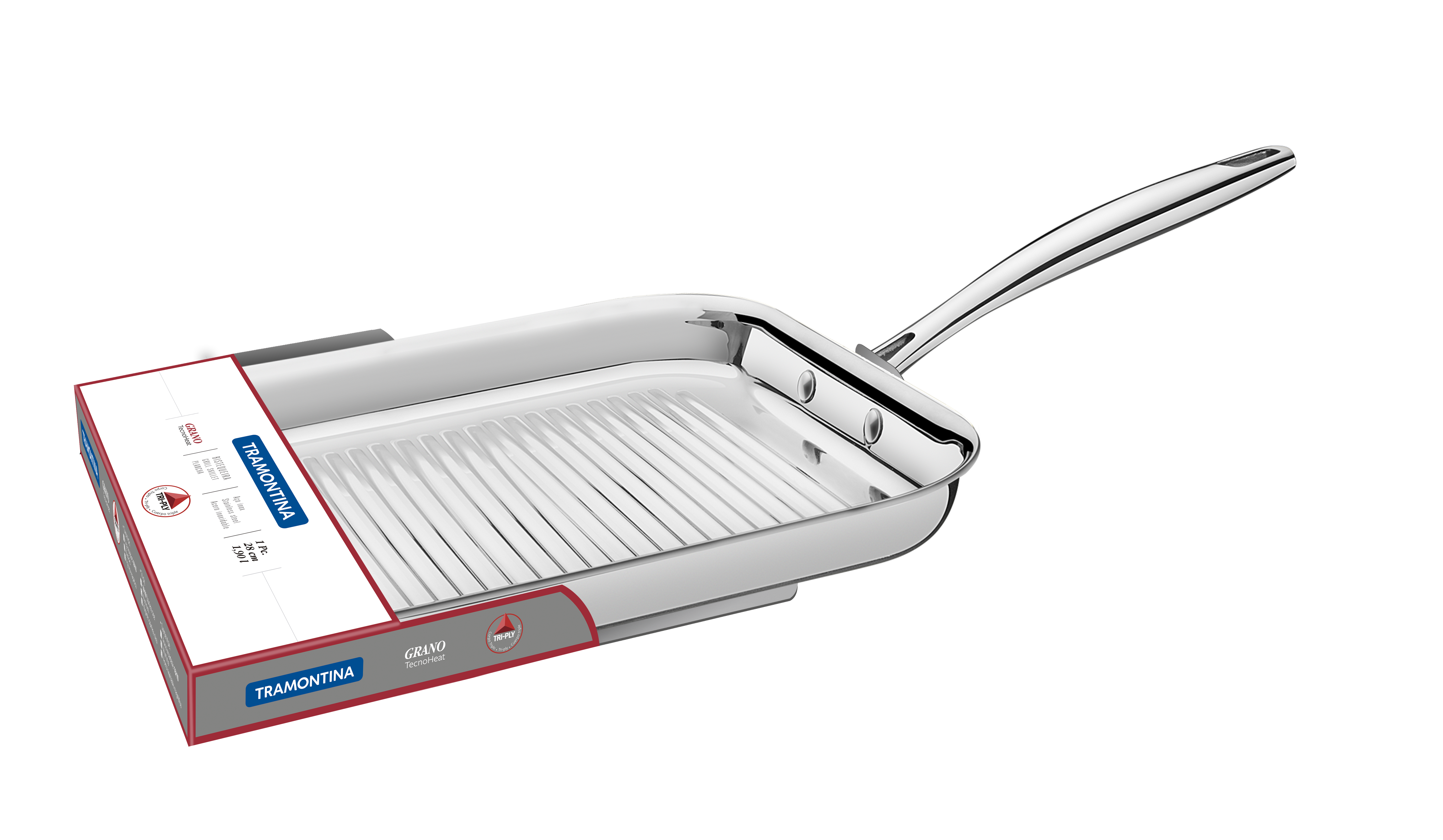 Sartén parrilla Tri-Ply Grano 26 cm - Imagen 5