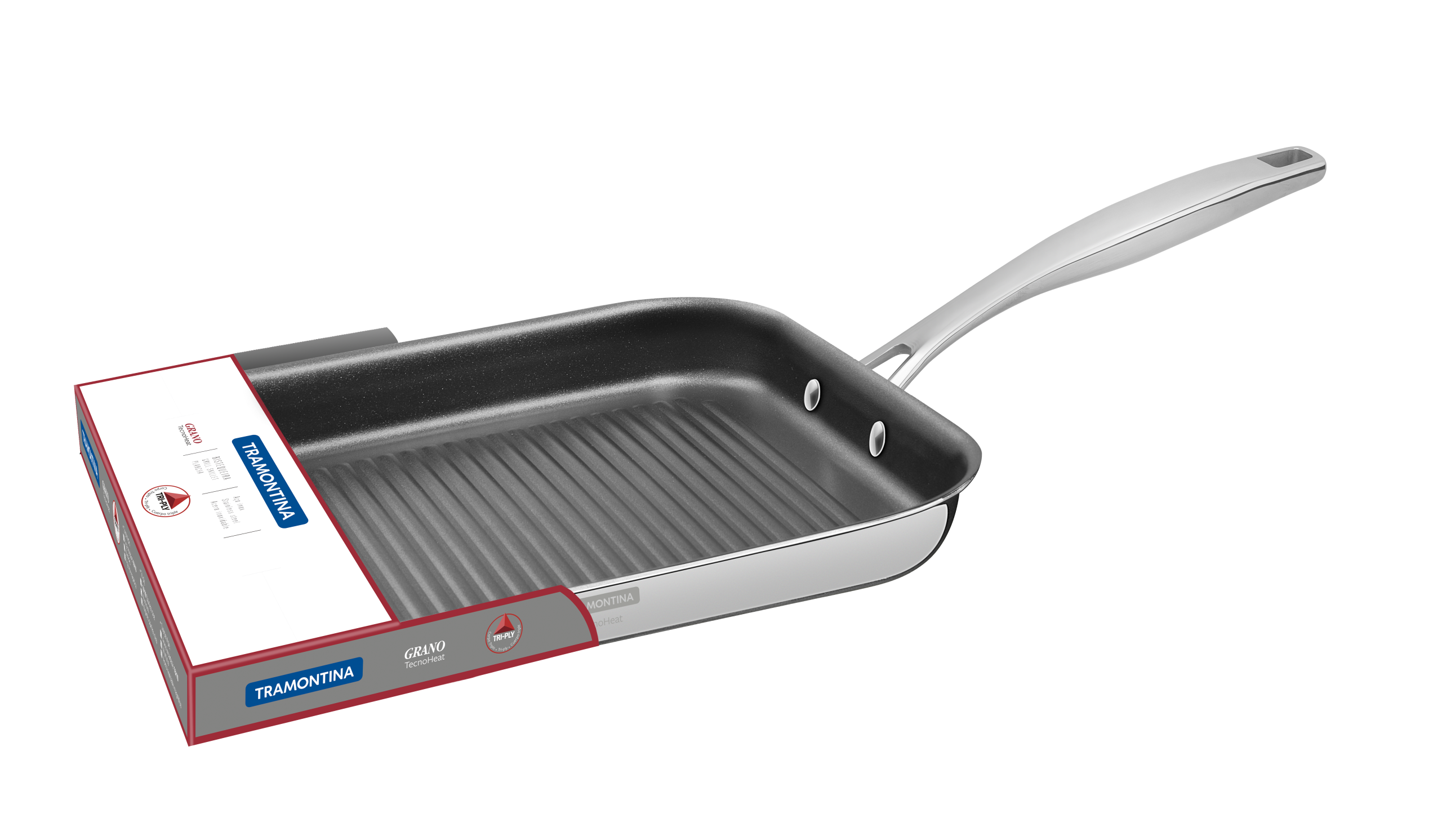 Sartén Parrilla con Antiadherente Tri-Ply Grano 26 cm - Imagen 3