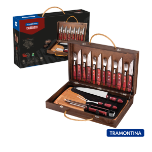 Juego para barbacoa 17 pzas Polywood