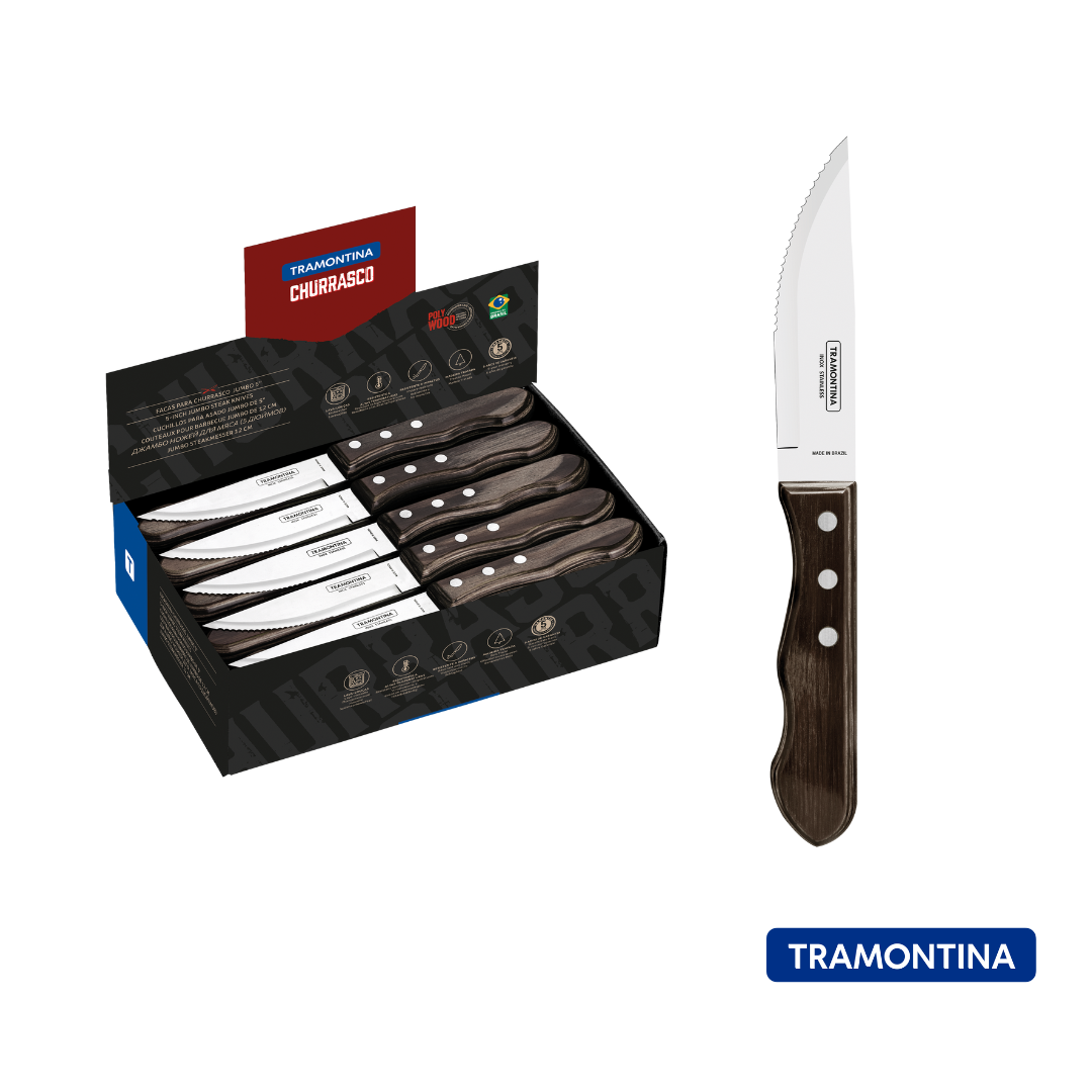 Display de cuchillos jumbo para barbacoa 48 pzas Polywood