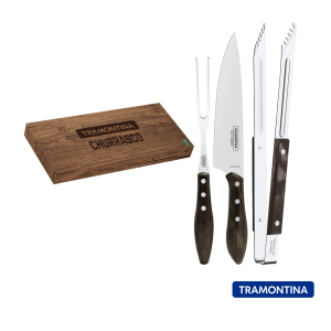 Juego para barbacoa 3 pzas Polywood