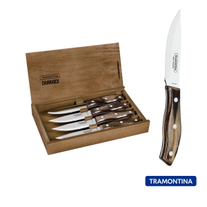 Juego de cuchillos para barbacoa 4 pzas Polywood