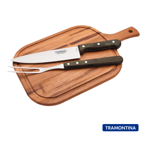 Juego para barbacoa 3 pzas Polywood