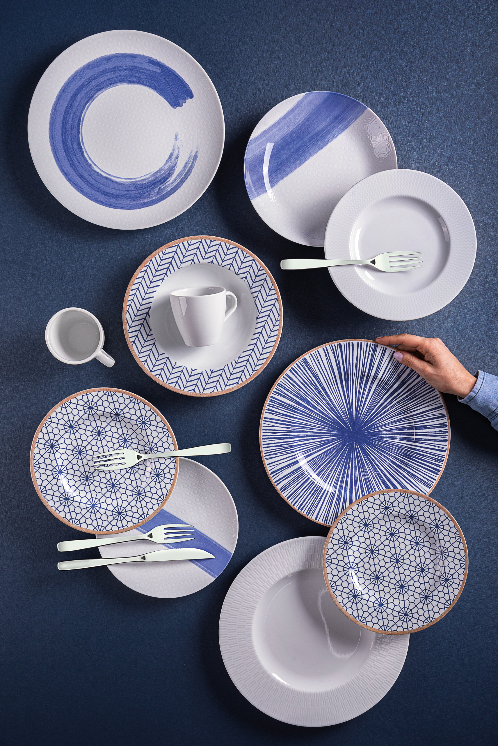 Plato Postre 21 Cm Abstratta - Imagen 2