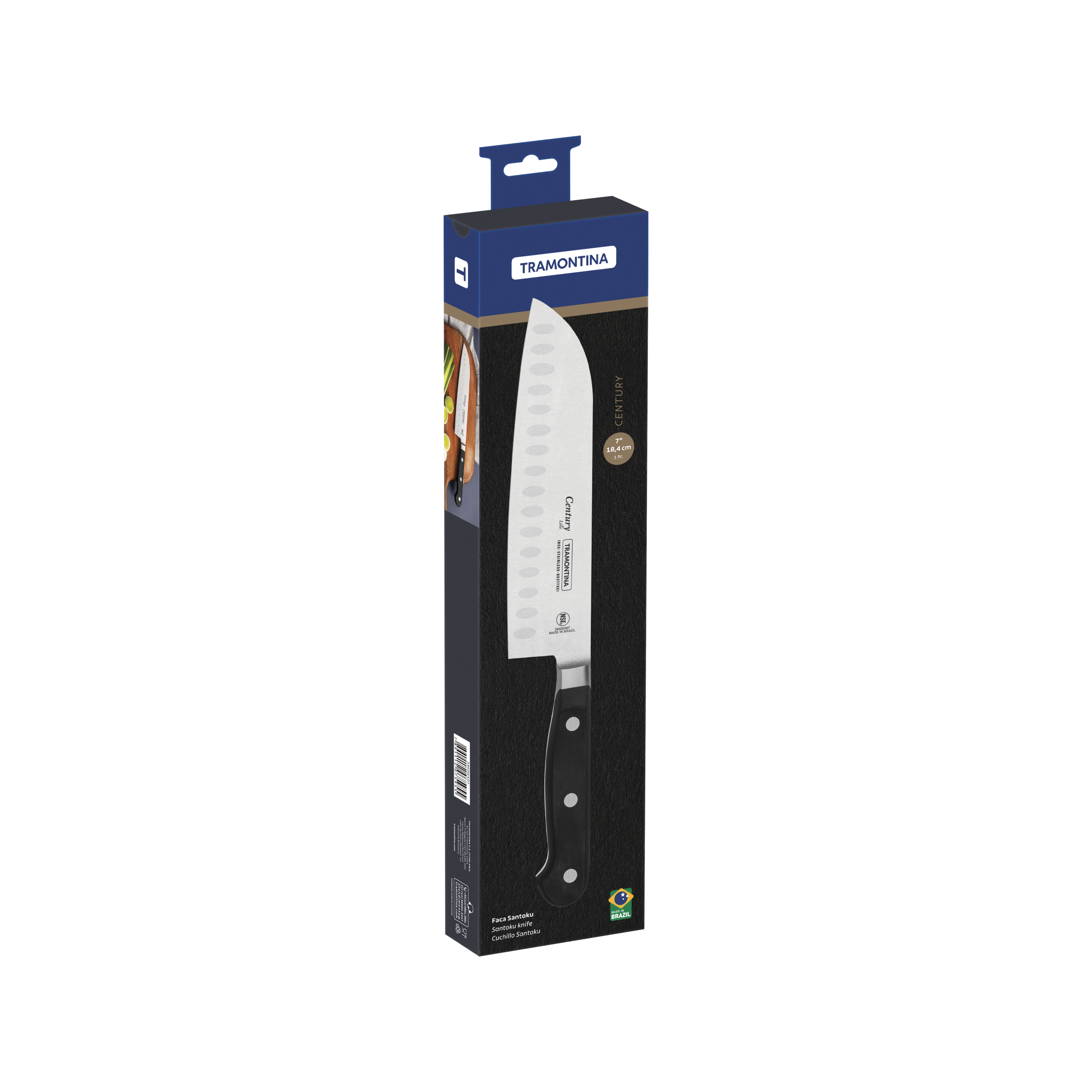 Cuchillo Santoku 18 cm - Century NSF - Imagen 5