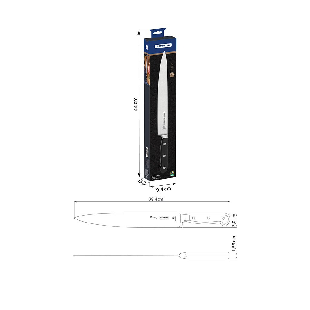 Cuchillo Trinchante 26 cm - Century NSF - Imagen 5