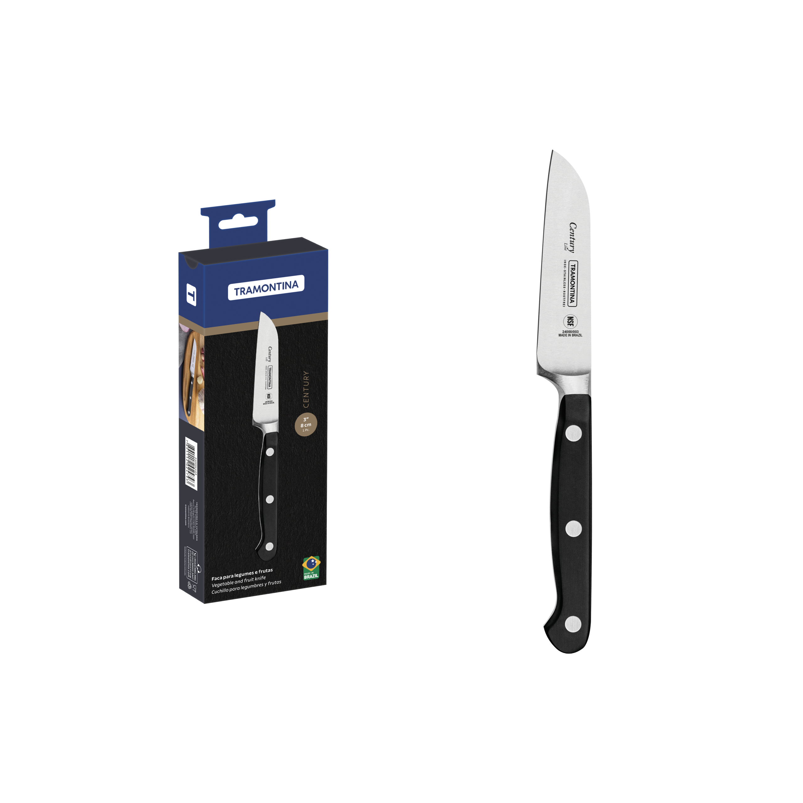 Cuchillo Verduras 8 cm - Century NSF - Imagen 3