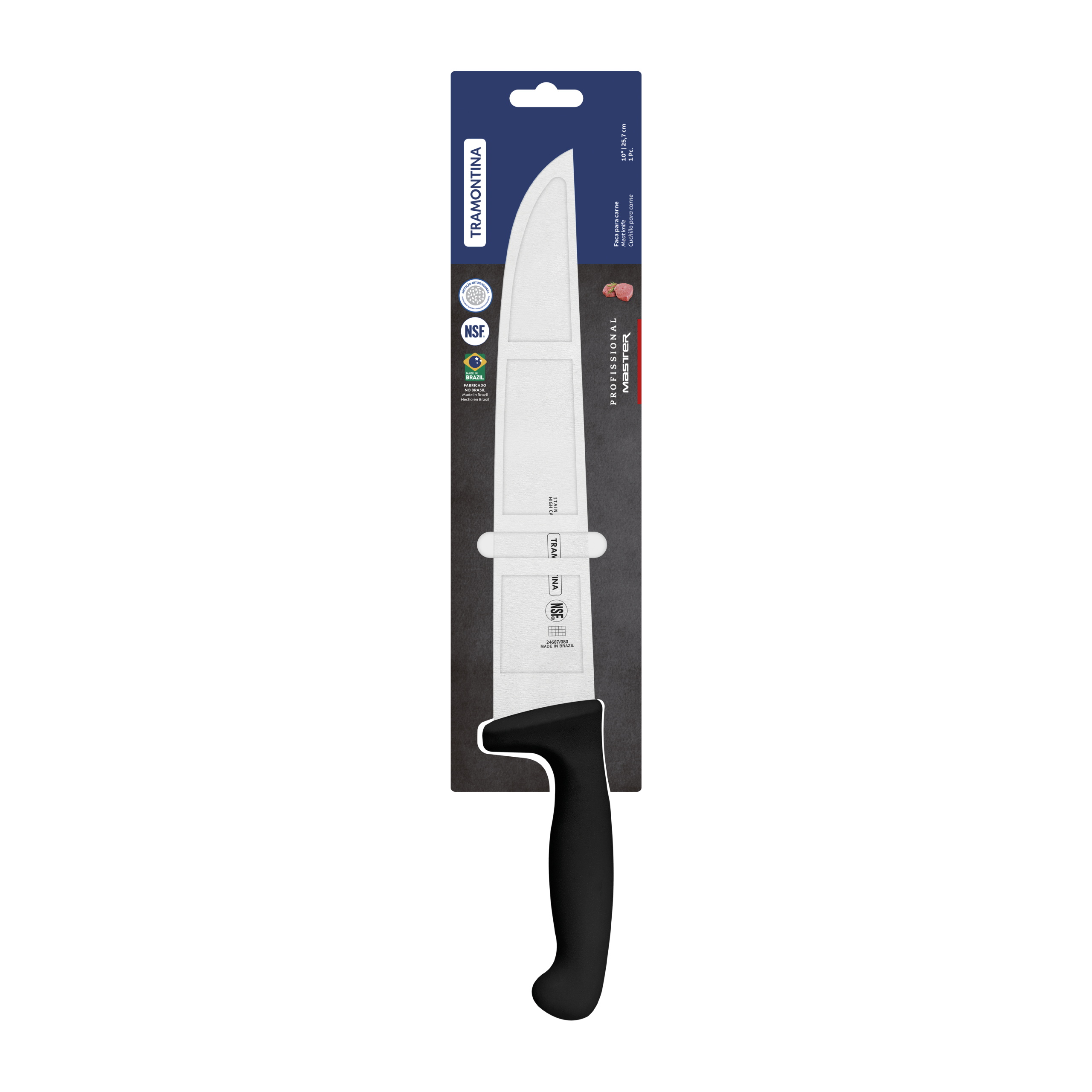 Cuchillo cocinero 27cm - Professional Negro NSF - Imagen 3
