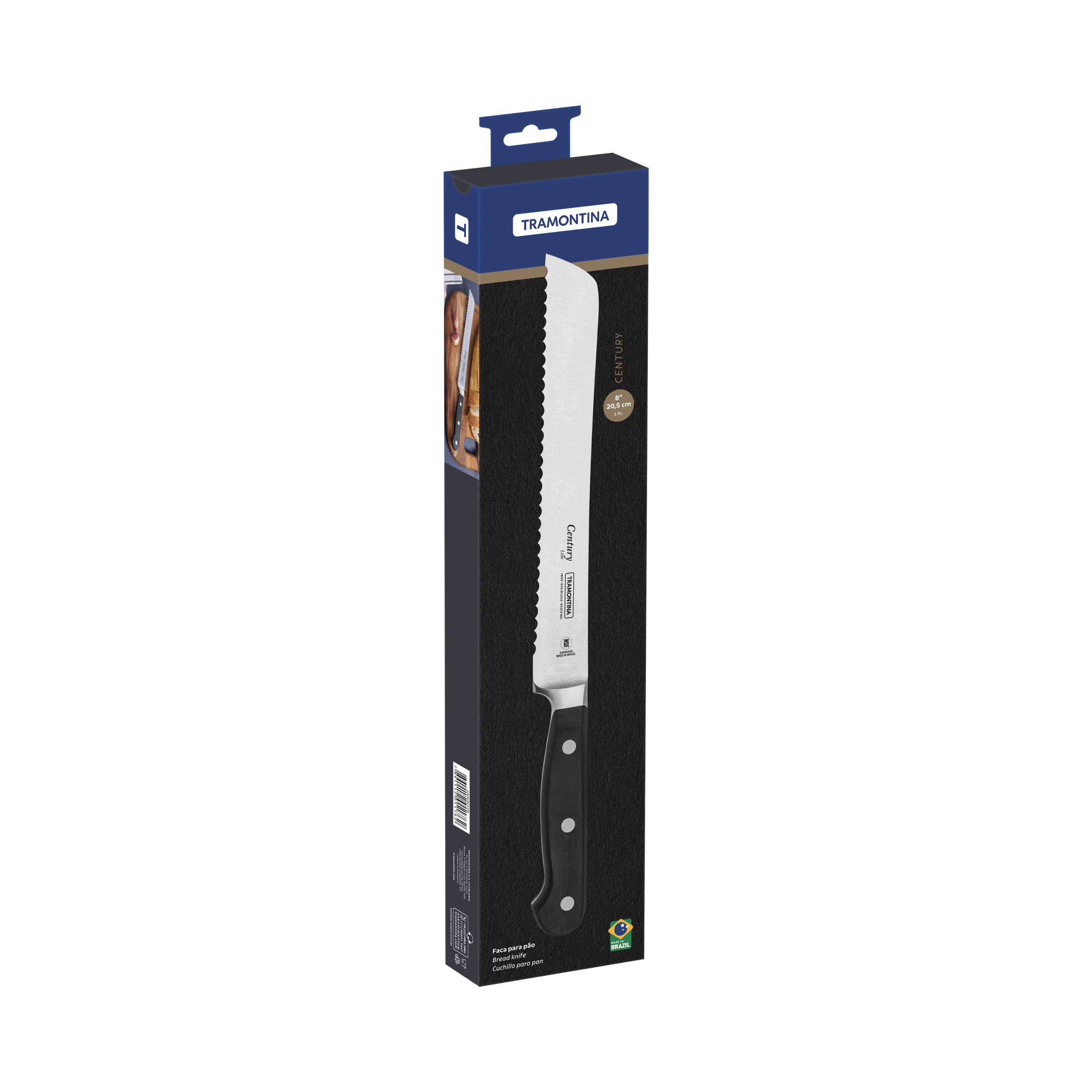 Cuchillo pan 20.5 cm - Century NSF - Imagen 4