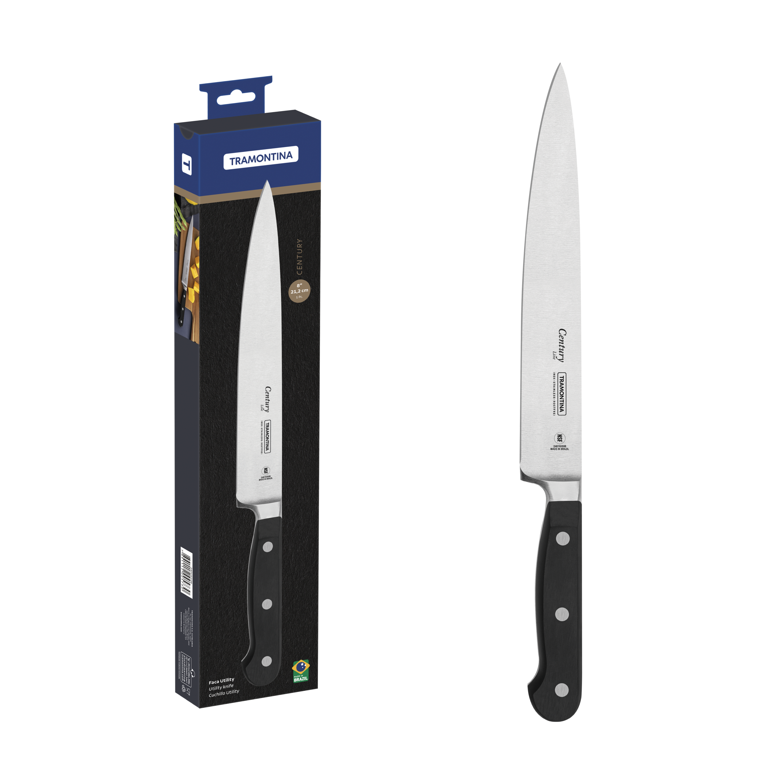 Cuchillo Trinchante 21 cm - Century NSF - Imagen 3