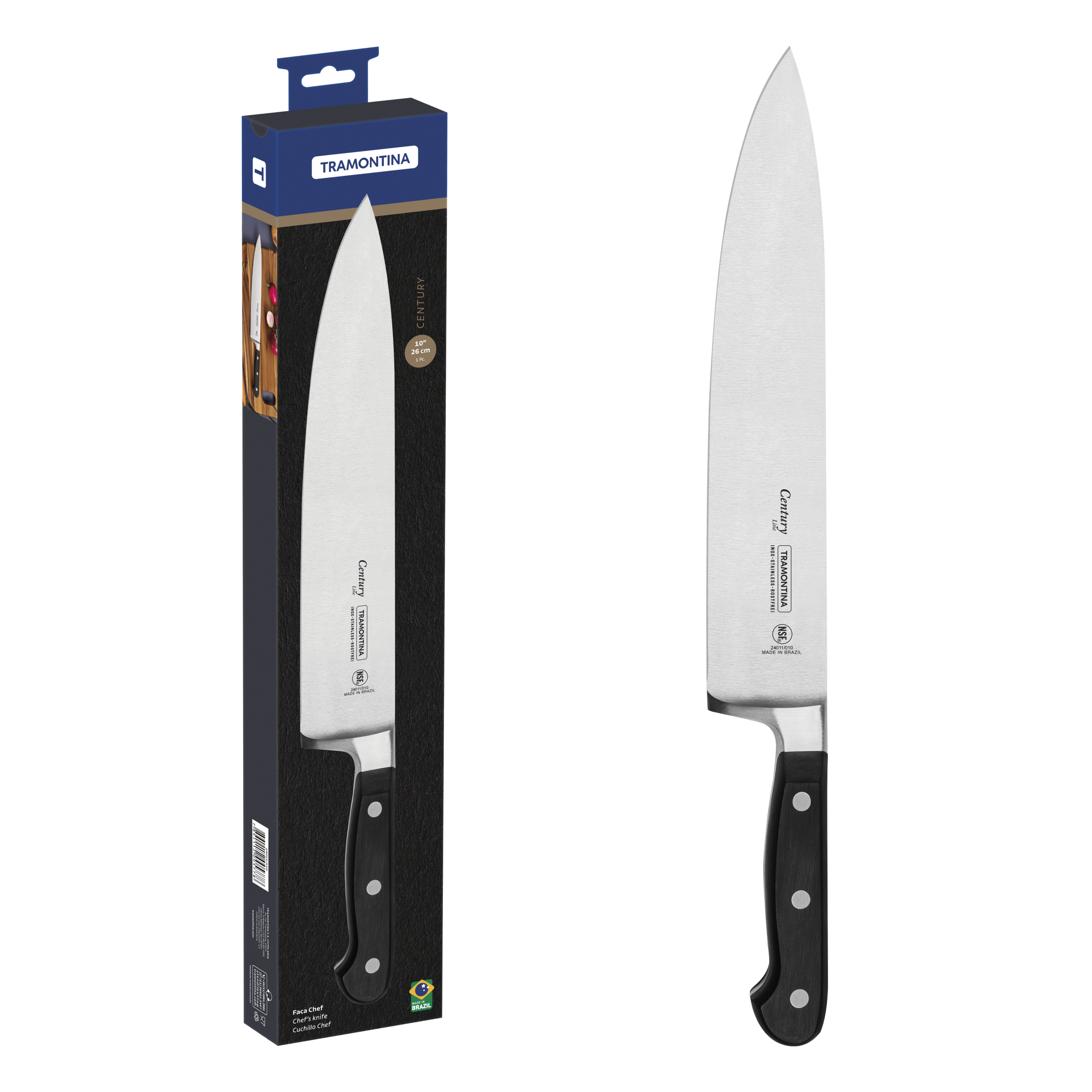 Cuchillo Cocinero 26 cm - Century NSF - Imagen 3